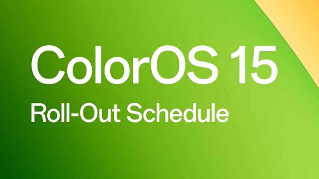 Oppo ColorOS 15 rollout schedule