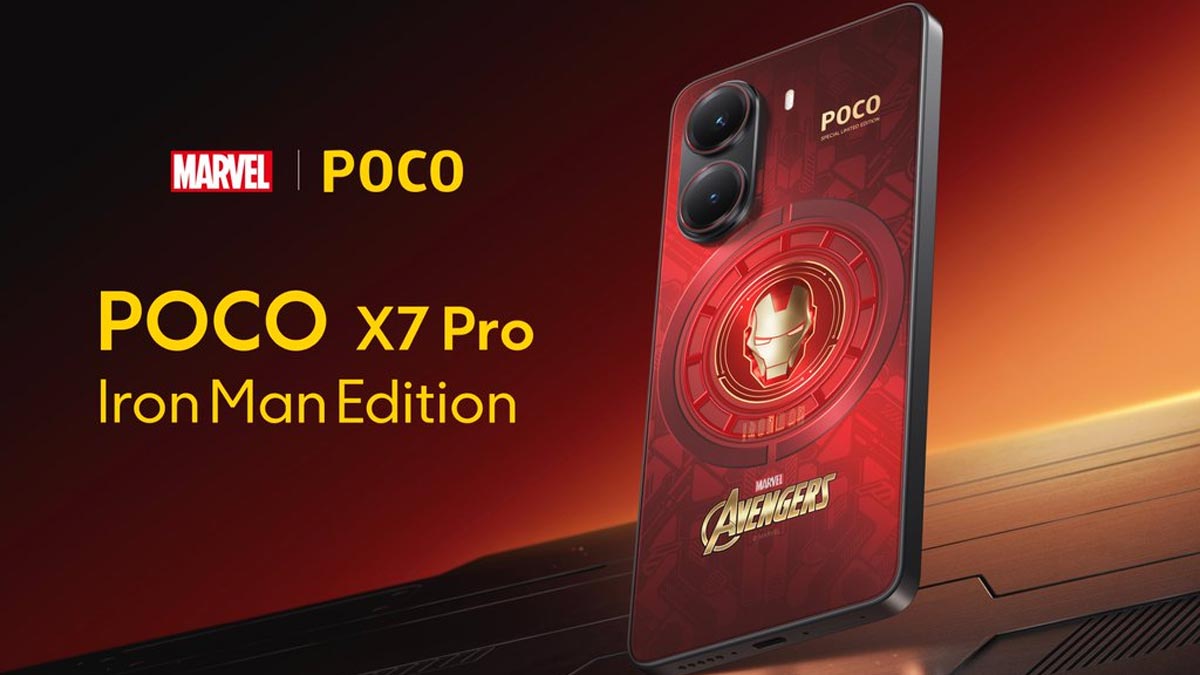 Poco X7 Pro iron Man Edition