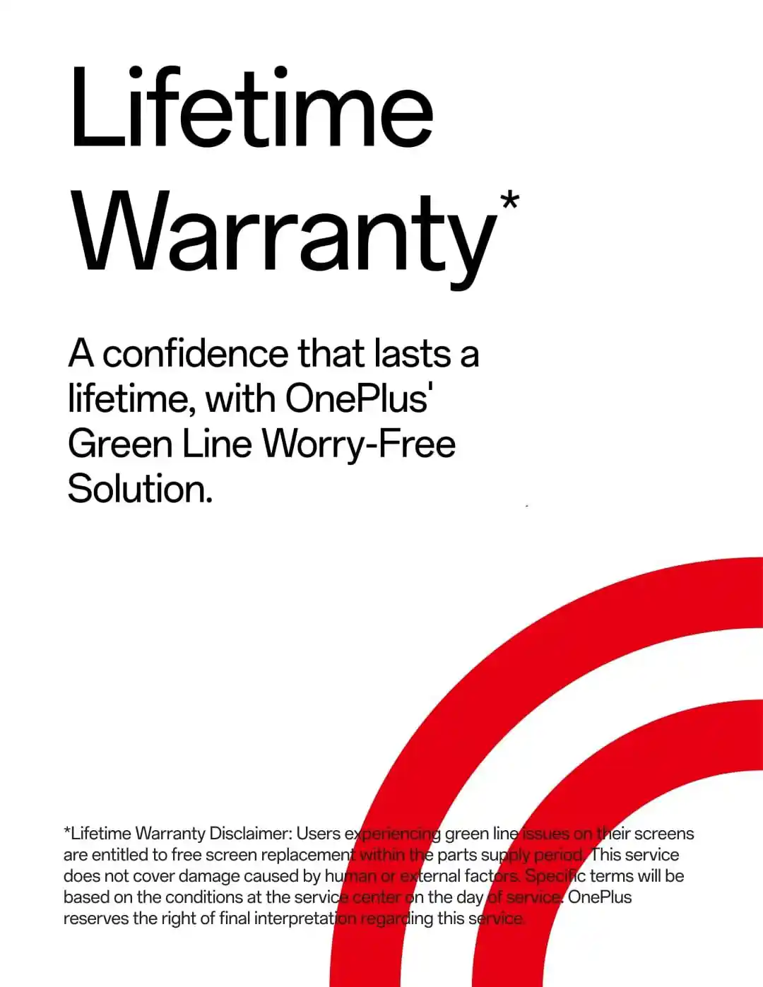 Oneplus lifetime warranty